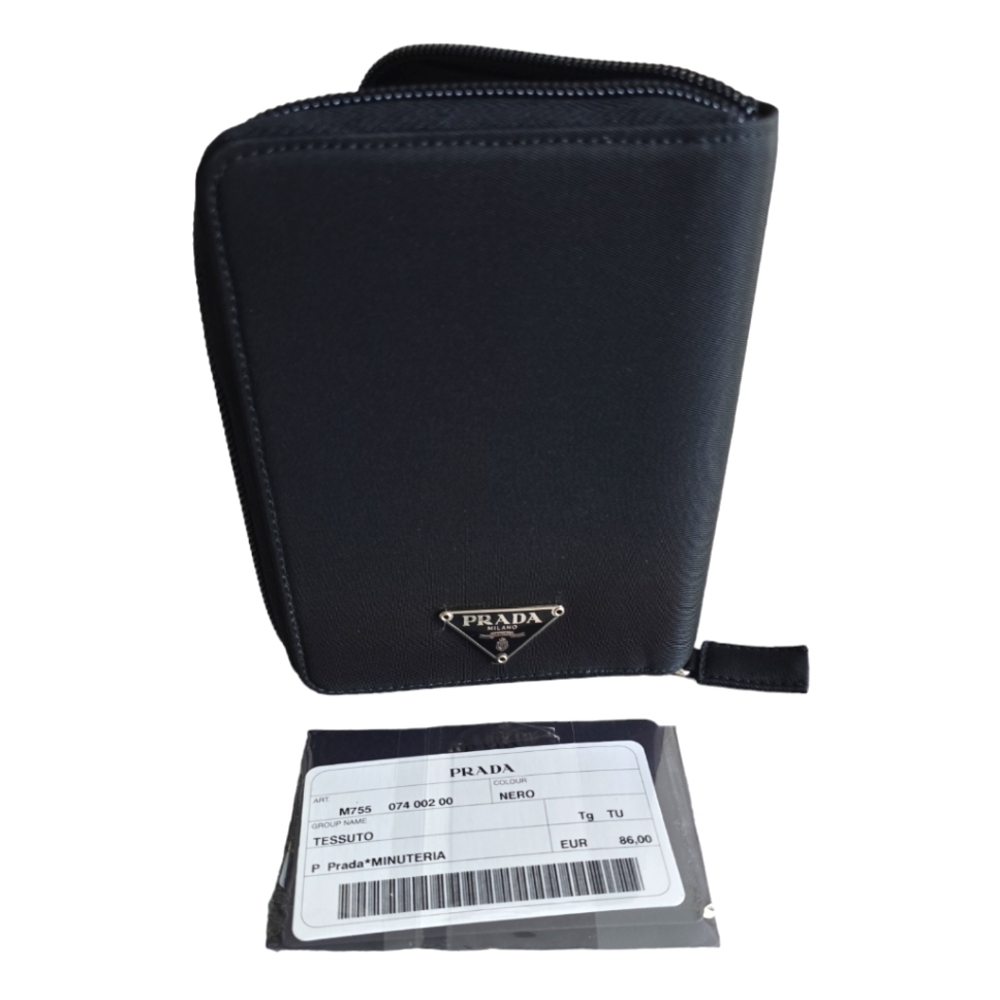 Authentic Prada Nylon Compact Zipper Wallet
